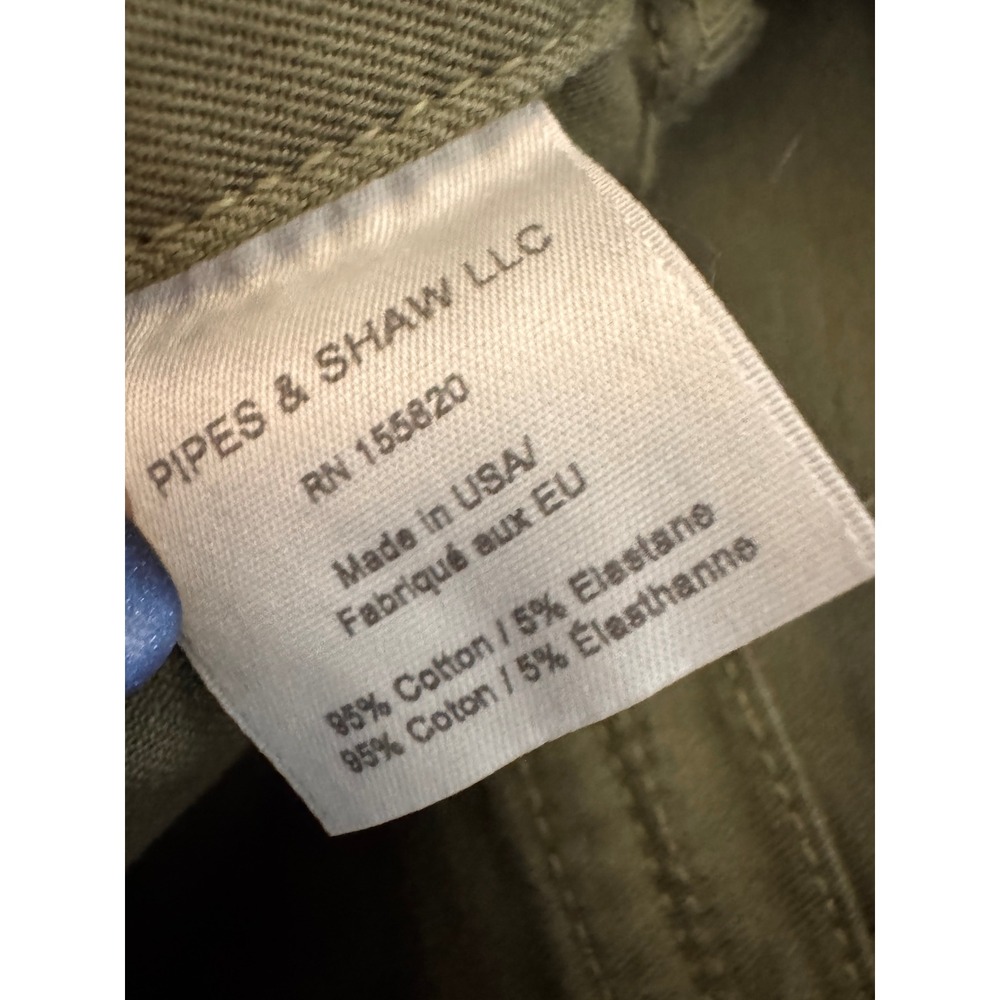 Veronica Beard Jeans Adrina Skinny Ankle Cargo 28 Olive Green High Rise Stretch - Picture 10 of 10